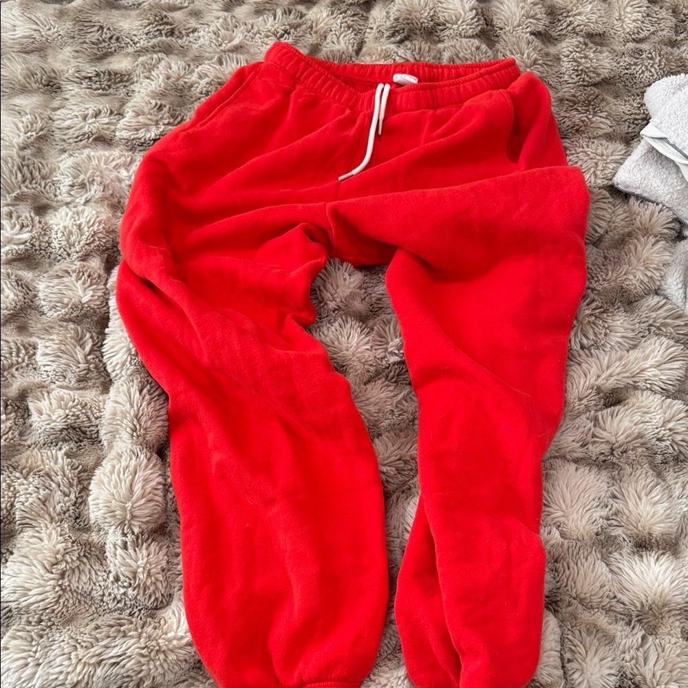 Aerie Vibrant Red Women's Joggers